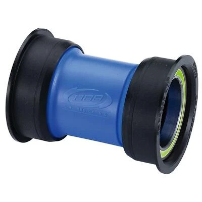 BBB BBO-01 Bottom Press Pf30 Road Deluxe Bottom Bracket Black/Blue 46×68mm - Image 1 of 4