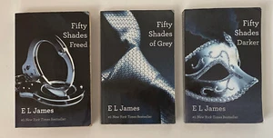 Fifty Shades of Grey Trilogy Books 1, 2, 3 by E.L James Erotic Romance Novels - Picture 1 of 2