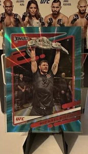 22 Donruss Michael Bisping 19/25 Teal Holo - Bild 1 von 3