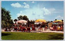 Roadside~Lehigh Acres Country Club Motel Florida~Swimming Pool~Vintage Postcard