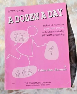 A Dozen a Day Technical Exercises for the Piano Before Practicing EdnaMae Burnam - Picture 1 of 3