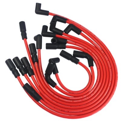 RED Spark Plug Wires For GMC JIMMY SONOMA & SAFARI 1995-2001 VORTEC V6 4.3L 262 - Image 1 of 4