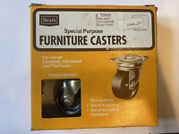 Box of Vintage Sears Furniture Casters 1 5/8 inch