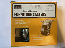 Box of Vintage Sears Furniture Casters 1 5/8 inch