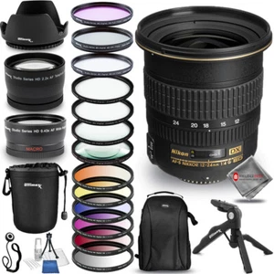 Nikon AF-S DX Zoom-NIKKOR 12-24mm f/4G IF-ED Lente Mega Paquete DISTRIBUIDOR AUTORIZADO - Imagen 1 de 4