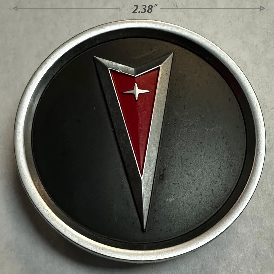 Оригинальный центральный колпак для Pontiac G8 GTO 2004-2009 угольно-черный 92155956 6570 - Изображение 1 из 4