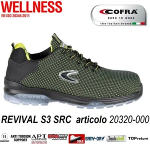 Scarpe antinfortunistiche Cofra Revival S3 SRC Scarpa da lavoro antistrappo 2032 - Imagen 1 de 7