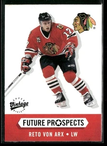 2000-01 Upper Deck Vintage - Future Prospects Reto Von Arx #376 (RC) - Bild 1 von 2