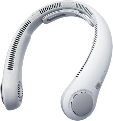 JISULIFE Portable Neck Fan Upgraded, Neckbrace Personal Hands Foggy Grey  - Image 1 of 4