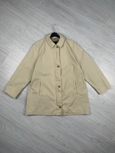 Burberry Vintage Trench Coat 100% Cotton Woman Size M-L - Picture 1 of 18