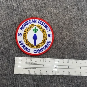 Mohegan District Spring Campout 1991 Boy Scout Patch - Picture 1 of 2