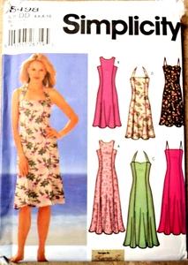 Simplicity 5498 Misses' 2 Lengths Petite Sundress size 4,6,8,10 From Year 2003 - Picture 1 of 8