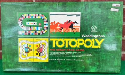 Vintage 1970s Totopoly Board Game Waddingtons 100% Complete Christmas Family Fun - Image 1 of 2