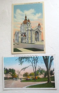 2 alte Postkarten mit Ansichten von St. Paul, Minn. - Bild 1 von 2