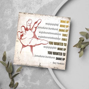 System Of A Down Card, Chop Suey Lyrics, Heavy Metal Card, Rock Music, SOAD - Picture 1 of 10