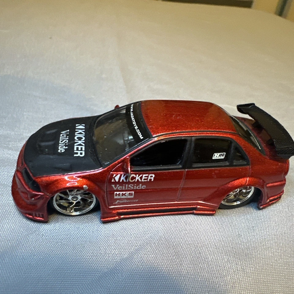 Import Racer 2004! MITSUBISHI LANCER EVOLUTION VI ¡Pateador! VeilSide! 1:64 Raro Foto 1 de 4