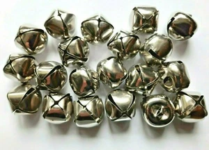 Amscan Silver Metal Musical Christmas Jingle Bells 2cm  - Picture 1 of 4