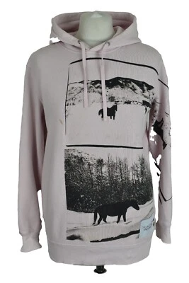 CALVIN KLEIN JEANS Pink Hoodie size XS Womens Pullover Outerwear Outdoors - Image 1 of 4