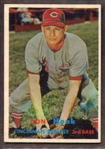 1957 Topps Set-Break #274 Don Hoak como nuevo *Jaysace* - Imagen 1 de 2