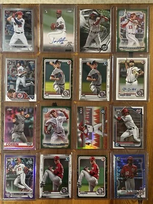 (53) Washington Nationals Chrome Rookie Lot w/ AUTOS / #d / SPs - Image 1 of 4