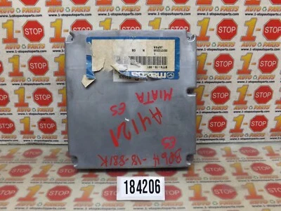 2001 2002 MAZDA MIATA A/T ENGINE COMPUTER MODULE ECU ECM BTT418881 OEM - Image 1 of 4
