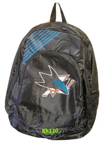 NHL San Jose Sharks 2019 Border Stripe Backpack (School,Sport,Work) Cover