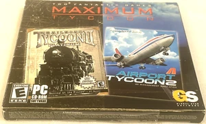 Maximum Tycoon: Railroad Tycoon II Platinum/Airport Tycoon 2 - brandneu/versiegelt - PC - Bild 1 von 8