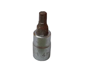 4mm Hex Socket 1/4" Drive New Old Stock May Have Small Surface Rust. - Picture 1 of 5