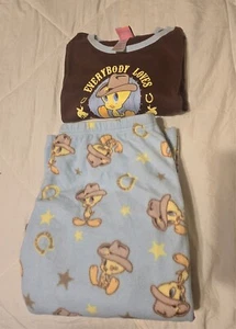 Tweety bird 2pc pajamas size XL 16/18 - Picture 1 of 7