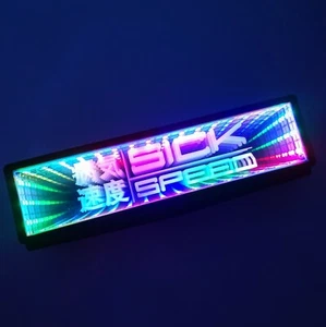SICKSPEED RGB GALAXY MIRROR LED LIGHT CLIP-ON REAR VIEW WINK REARVIEW P10 - Picture 1 of 3