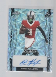 MARIO WILLIAMS 2022 LEAF FLASH AUTO CARD #PA-JD1 /30 - Picture 1 of 1
