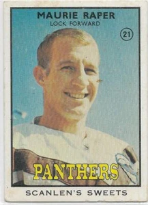 1968 B Nrl Rugby League Scanlens (21) Maurie RAPER Panthers :: - Picture 1 of 2