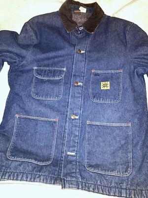 Chaqueta Big Ben Forrada con Manta Tareas de Granero Hecha en EE. UU. Talla 44 Regular De Colección Foto 1 de 4