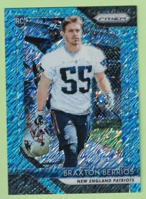 BRAXTON BERRIOS - 2018 Panini Prizm Rookie Blue Shimmer Prizm 4/9 #287 - Image 1 of 2