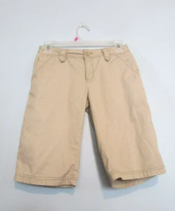 GAP Kids Girls Beige Shorts Size 14 Waist 27" Inseam 11.5" School Uniform EUC! - Picture 1 of 2