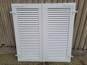 Fensterladen - Holz - gebraucht - Höhe 126 cm - Breite 60 cm - Bild 1 von 23