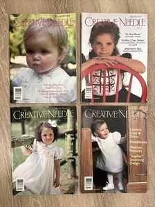4 Issues Creative Needle Magazine Mixed Lot 1999-2001. w/ pattern inserts, EUC - Picture 1 of 13