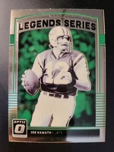 2018 Donruss Optic Joe Namath Legends card #ls-jn - Picture 1 of 2