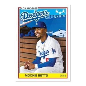 2023 Topps TBT 21 “1988 Topps UK” #62 ⚾️ Mookie Betts ⚾️ Los Angeles Dodgers - Picture 1 of 2