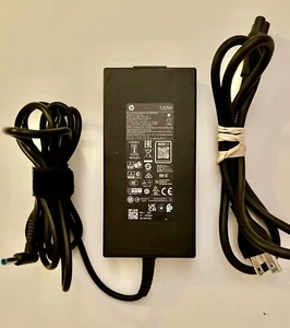 Genuine HP 120W Adapter Blue tip 19.5V 6.15A  HP ENVY L41856-001 TPN-LA18 - Picture 1 of 2