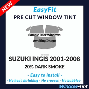 EasyFit Static Pre Cut Window Tint For Suzuki Ingis 2001-2008 - 20% Dark Rear - Picture 1 of 3