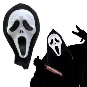 Scream Maske Totenkopfmaske Horror Halloween Totenkopf Scary Movie Verkleidung - Bild 1 von 5