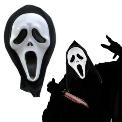 Scream Maske Totenkopfmaske Horror Halloween Totenkopf Scary Movie Verkleidung - Bild 1 von 4