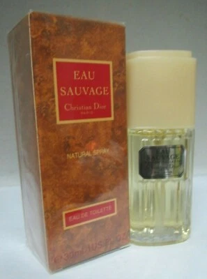 EAU SAUVAGE By Christian Dior Eau De Toilette Spray 1 Fl oz/30 ml Sealed Men - Image 1 of 2