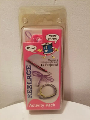 Vintage Rexlace Activity Pack. Materials & Instructions for over 15 Projects. - Image 1 of 4