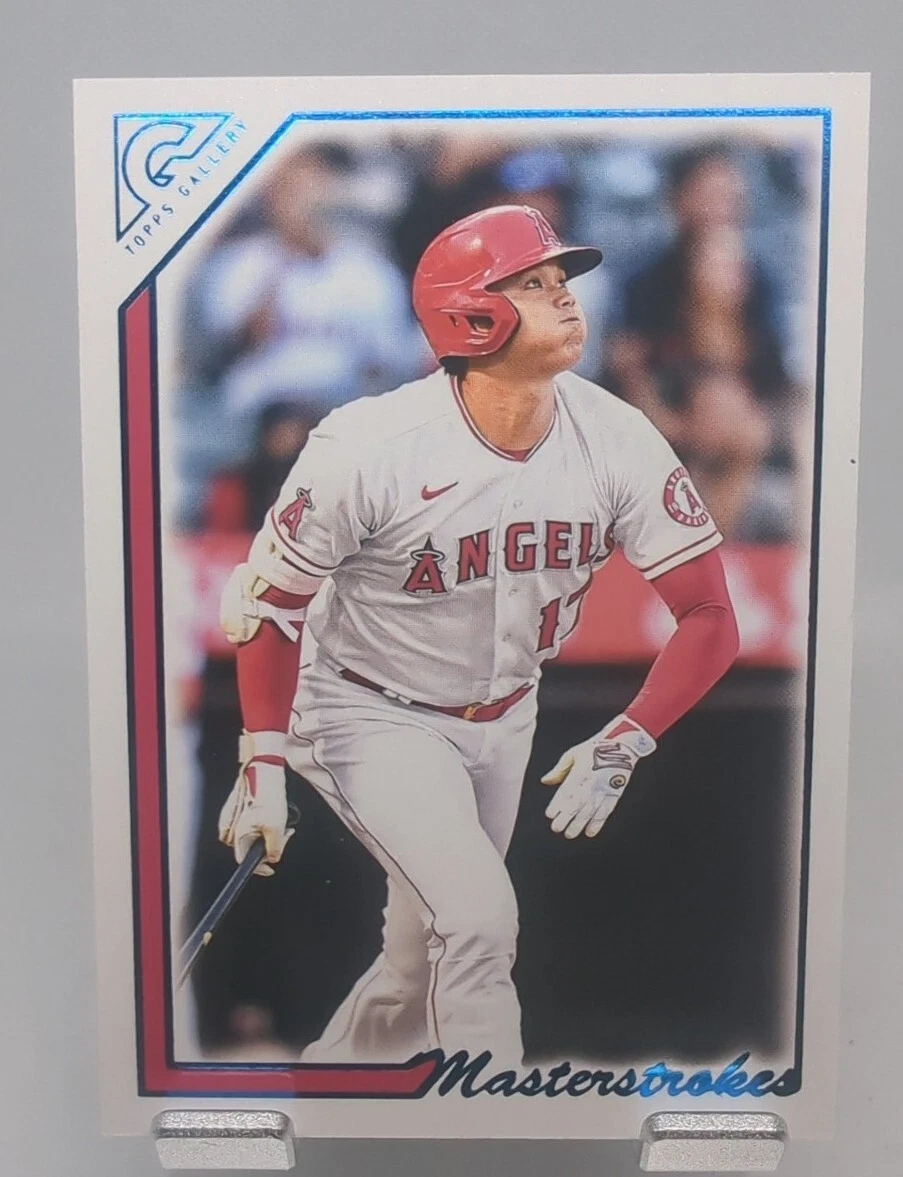 2022 Topps Gallery - Masterstrokes Blue #MS-9 Shohei Ohtani 80/99 Angels