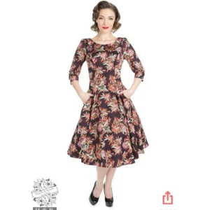Hearts and Roses London Women's Phenomenal Wild Floral Swing Dress size 12 - Picture 1 of 7
