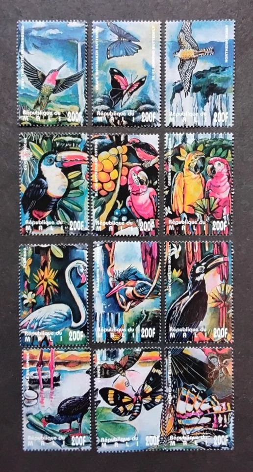 stamps Mali SC# 719 NH birds Foto 1 de 1