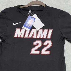 Camiseta Nike Juvenil NBA Miami Heat Jimmy Butler Camiseta Talla M 10/12 Negra Fan Tee - Imagen 1 de 9