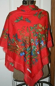  Marco Corsari  Scarf  Signed  46" x 46" - Picture 1 of 6